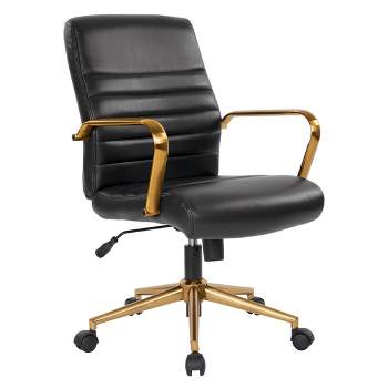 Leatherette Mid Back Leather Office Chair at Rs 3000 in Ganaur