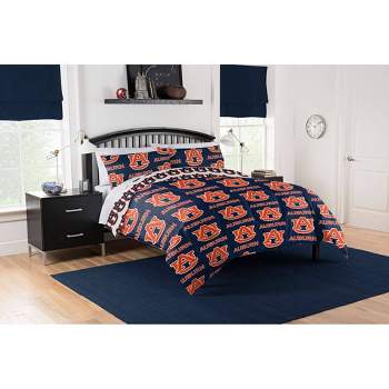 NCAA Auburn Tigers Rotary Bed Set - Full