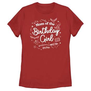 Women's Harry Potter Birthday Girl Mom T-Shirt