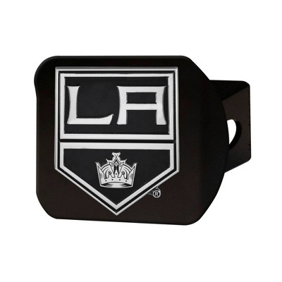 NHL Los Angeles Kings Chrome Metal Hitch Cover - Black