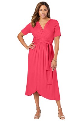 Jessica London Women's Plus Size A-Line Jersey Dress