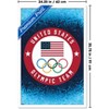 Trends International Team USA: 2026 Winter Olympics (Milan) - Logo Framed Wall Poster Prints - 3 of 4