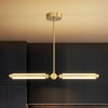 Rennnsan Wynveth 31"W Linear Modern LED Dimmable Kitchen Island Pendant - 4 of 4
