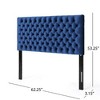 Upholstered Headboard Queen Size with Button-Tufted Diamond Stitching, Queen/Full Beds Headboard with Adjustable Height -Christopher Knight Home - 3 of 4
