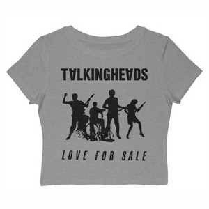 Talking Heads Women's Love For Sale Short Sleeve Graphic Cotton Baby Tee - 1 of 3