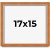PosterPalooza | Classic Brown Picture Frame - UV Acrylic, Backing Board, Hanging Hardware Included - 2 of 4