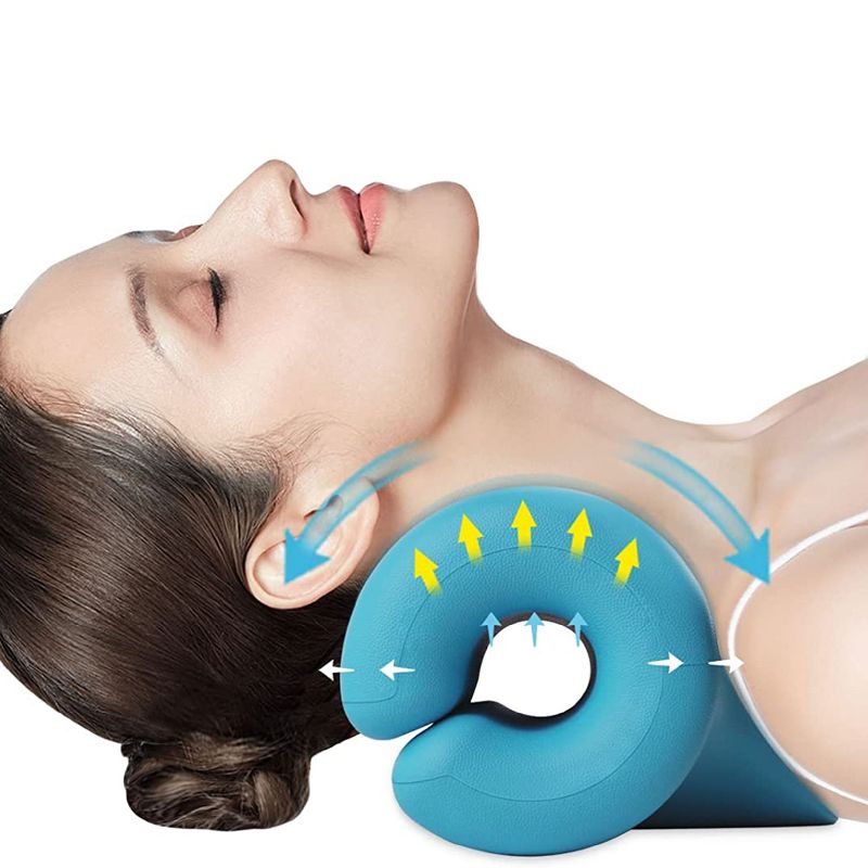 Life Authentics Professional Cervical Neck Pillow - Foam Neck Stretcher, Focus On Spinal Support Tmj Relief, 3 of 8