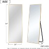 Riggs 59"x 20"  Contemporary Full Length Mirror Framed Floor Free Standing - The Pop Home - 3 of 4