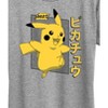 Women's - Pokémon - Halftone Pikachu Katakana-  Women's Short Sleeve Graphic T-Shirt Short Sleeve Graphic T-Shirt - 2 of 4