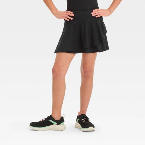 Girls Knit Skort All In Motion Black S Target