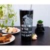 Silver Buffalo Star Wars "Love You to the Death Star" Stainless Steel Tumbler | Holds 22 Ounces - 2 of 4