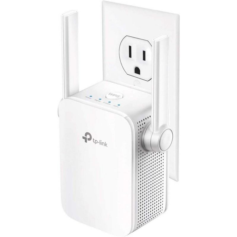 TP-Link AC1200 Wi-Fi Extender Up to 1200Mbps Dual Band Range Extender Extends Internet Wi-Fi to Smart Home & Alexa Devices White (RE305) (Refurbished), 1 of 4