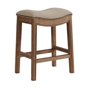 Williston Couner Height Stool w/Nail Heads - 1 of 4