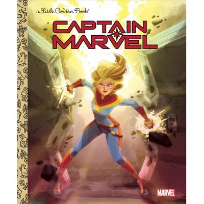 Captain Marvel Little Golden Book (Marvel) - by  John Sazaklis (Hardcover)