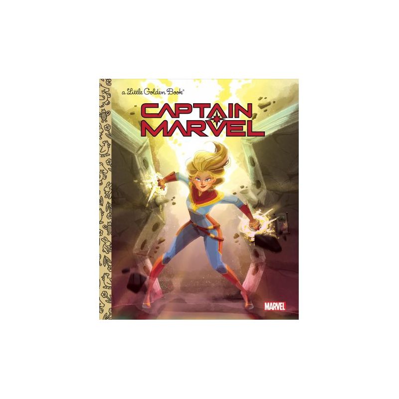 Captain Marvel Little Golden Book (Marvel) - by  John Sazaklis (Hardcover), 1 of 2