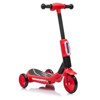VisioGear 2 in1 Kids Ride On Three-Wheel Balance Scooter, Toy for Kids, Wider Pedal for Kids 3-6, Red, 24.8"*12.2"*27.2" - 2 of 4