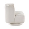 Sapphtopaz Modern Swivel Accent Chair with Tufted Upholstered Comfy Barrel Chairs with Metal Swivel Base Lounge Chair for Living Room, Bedroom - 4 of 4