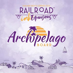 Horrible Guild Railroad Ink Challenge: Archipelago Boards Set  1 to 4 Players | 20 Minutes | Ages 8+ - 1 of 4