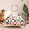 Ninola Design Watercolor checker Yuletide Comforter + Pillow Sham(s) - Deny Designs - 3 of 3