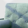 CAVINAS Tufted Accent Chair with Mid-Height Backrest,Mid-Century Upholstered Living Room Chairs,Reading Chairs for Living Room - 4 of 4