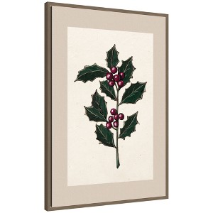 Kate & Laurel All Things Decor Sylvie Framed Canvas Silver and Pine 21 by Pam Vale - 1 of 4