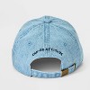Women's Sardine Cotton Denim Baseball Hat - Universal Thread™ Denim Blue - 3 of 4