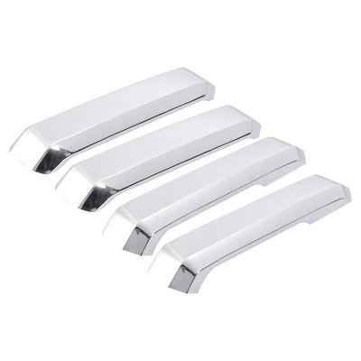 Unique Bargains Inner Door Grab Handle Cover Trim for Ford F150 2015-2021Chrome Car Interior Accessories Decoration Kit 4pcs