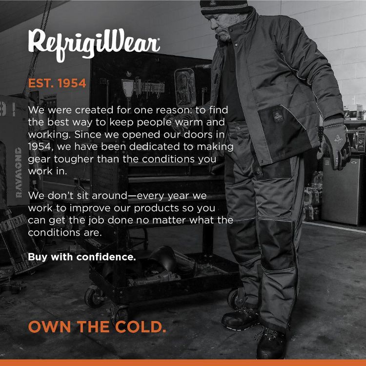 RefrigiWear Men's ChillShield Insulated Pants - Warm, Waterproof, Lightweight Work Pants for Extreme Cold, 5 of 6