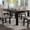 HOMES: Inside + Out 72" Brightpeak Transitional Dining Table: Wood Veneer, Seats 6 - 2 of 4