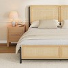 Acekool Rattan Bed Frame - Boho Full Size with Storage - 4 of 4