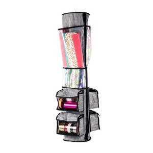 Jokari Gift Wrap Organizer: Effortless Storage for 15 Rolls, Bows, Ribbons, and More - 1 of 4