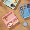 10" Plastic Kids' Square Divided Plate - Pillowfort™ - 2 of 3
