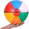 Garvee Inflatable Beach Balls for Kids Pool Toys, Rainbow Color Summer Water Toy Indoor Outdoor Fun Play Game Activities - 3 of 4