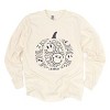 Simply Sage Market S.W.Smiley Pumpkin Outline Garment Dyed Long Sleeve - 2 of 4