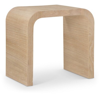 Meridian Furniture,Cresthill White Oak End Table