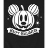 Men's - Disney - Happy Halloween Mickey Pumpkin Head with Spider Graphic Fleece Sweatshirt - 2 of 4