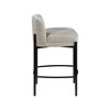 Meridian Furniture,Burton Beige Chenille Fabric Stool, Set of 2 - 4 of 4
