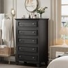 5 Drawer Dresser for Bedroom, 48" Tall Wood Dresser & Chests of Drawers with Deep Drawers, Modern Chest Organizer with Metal Handles - 3 of 4