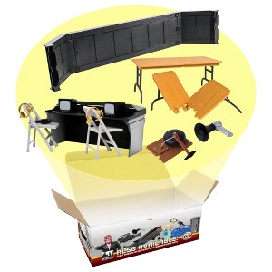 Commentators Corner Playset for WWE & AEW Wrestling Action Figures - 1 of 2