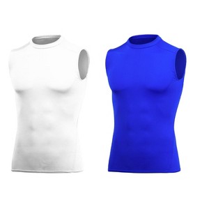 EG Pro Men Compression Cool-Tek Sleeveless - 2 Pack - 1 of 3