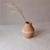 White Floral Vase Terracotta by Foreside Home & Garden - 2 of 4