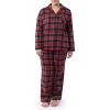 Wrangler Women's and Plus Button-Down Flannel Pajama Set - 4 of 4