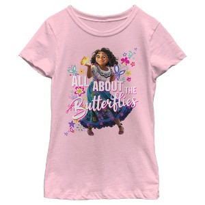 Girl's Encanto Mirabel All About the Butterflies T-Shirt - 1 of 4