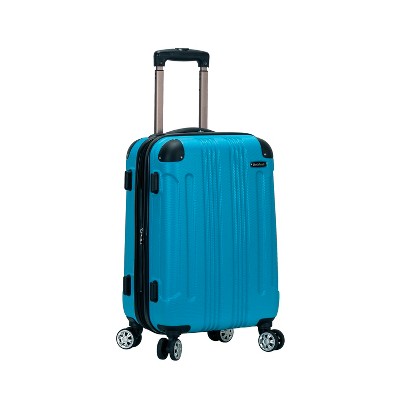 Rockland Sonic Expandable Hardside Carry On Spinner Suitcase - Turquoise