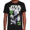 Seven Times Six The Mandalorian Shirt Men's Grogu Wherever I Go He Goes Short Sleeve Tee Black - 3 of 4