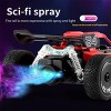 INFURNIC Toy Vehicles Spray Light RC Racer Remote Control Racing Car Thrilling Action Fun for Kids, Black, 8.19"*4.1"*7.22" - 4 of 4