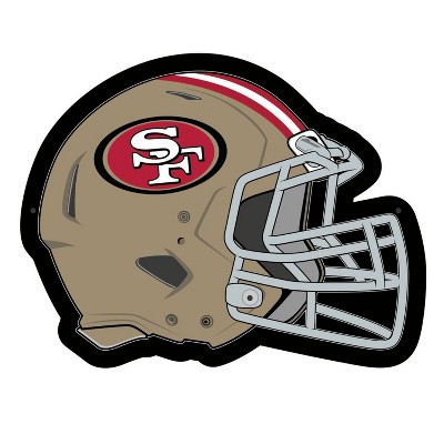 Evergreen Ultra-Thin Edgelight LED Wall Decor, Helmet, San Francisco 49ers- 19.5 x 15 Inches Made In USA
