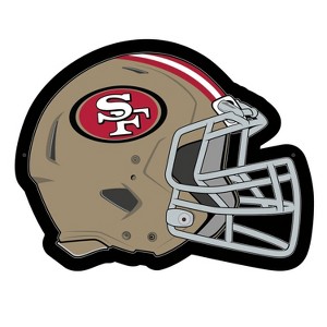 Evergreen Ultra-Thin Edgelight LED Wall Decor, Helmet, San Francisco 49ers- 19.5 x 15 Inches Made In USA - 1 of 4