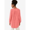 ellos Plus Size V-Neck Inverted Pleat Tunic - 3 of 4