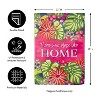 Evergreen No Place Like Home Suede Garden Flag 12 x 18 Inches Indoor Outdoor Decor - 3 of 4